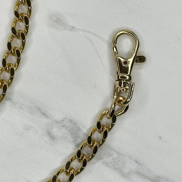 Zenith Angel Gold Tone Chain Belt Y2K Festival NWT Medium (M) ✨ - Picture 2 of 13